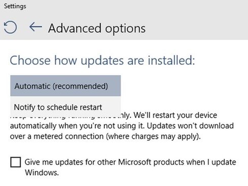 Stop those updates 1